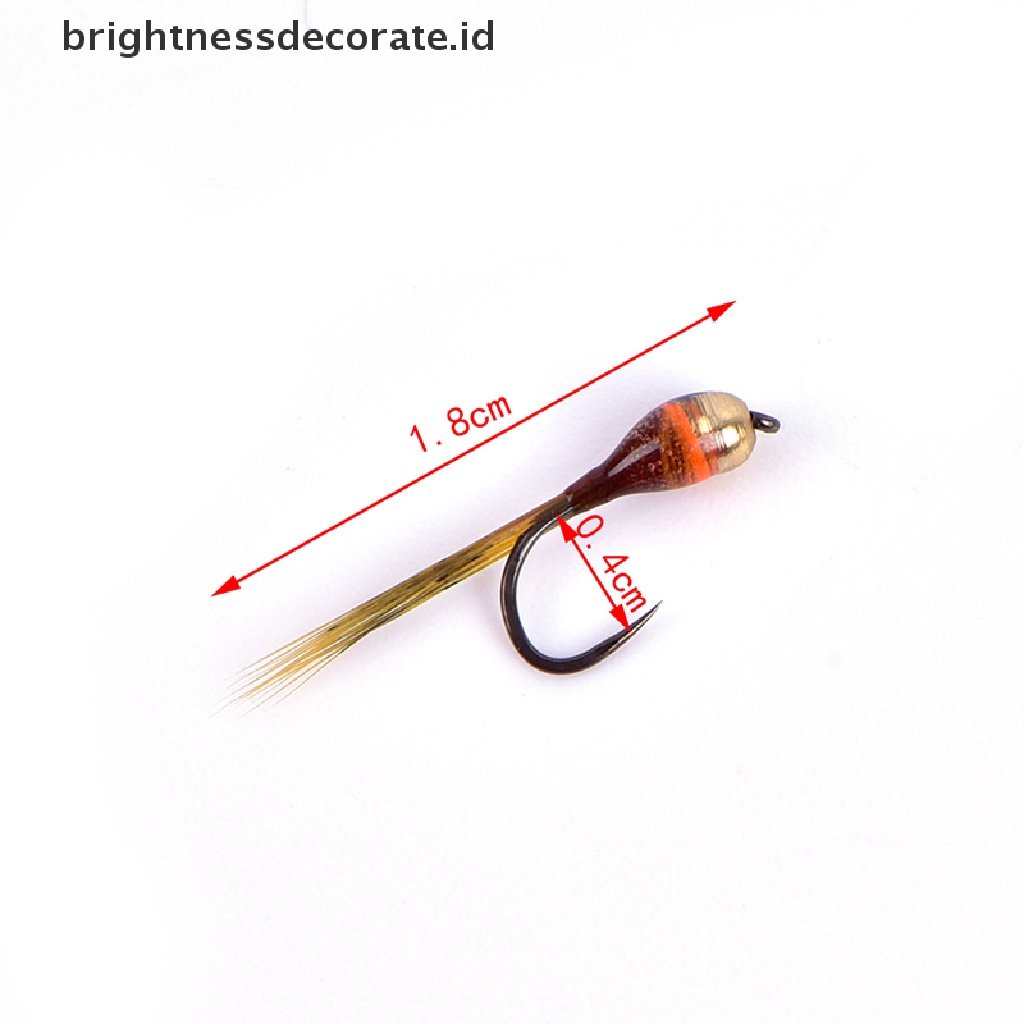 6pcs Manikmanik Tungsten Nymph Untuk Memancing Ikan Trout Grayling Trout