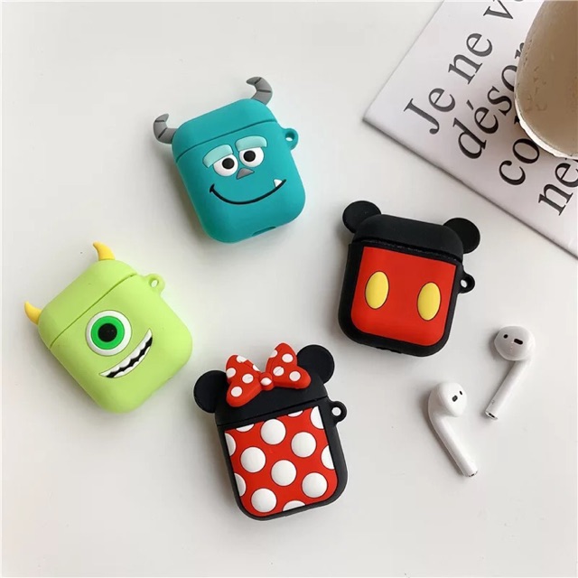 Airpods case monster inc mickey minie