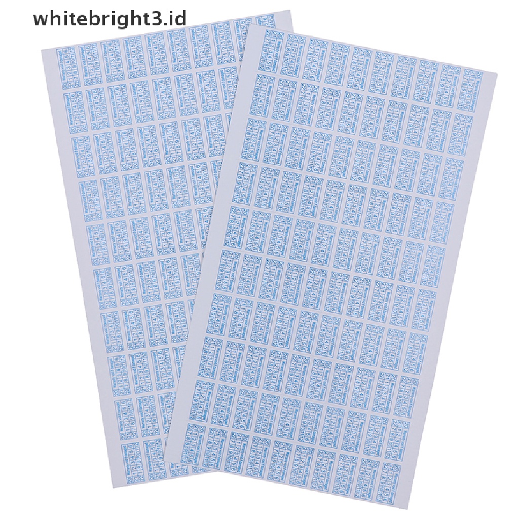 (whitebright3.id) 200pcs Stiker Label Pelindung Garansi Rusak 2020-2022