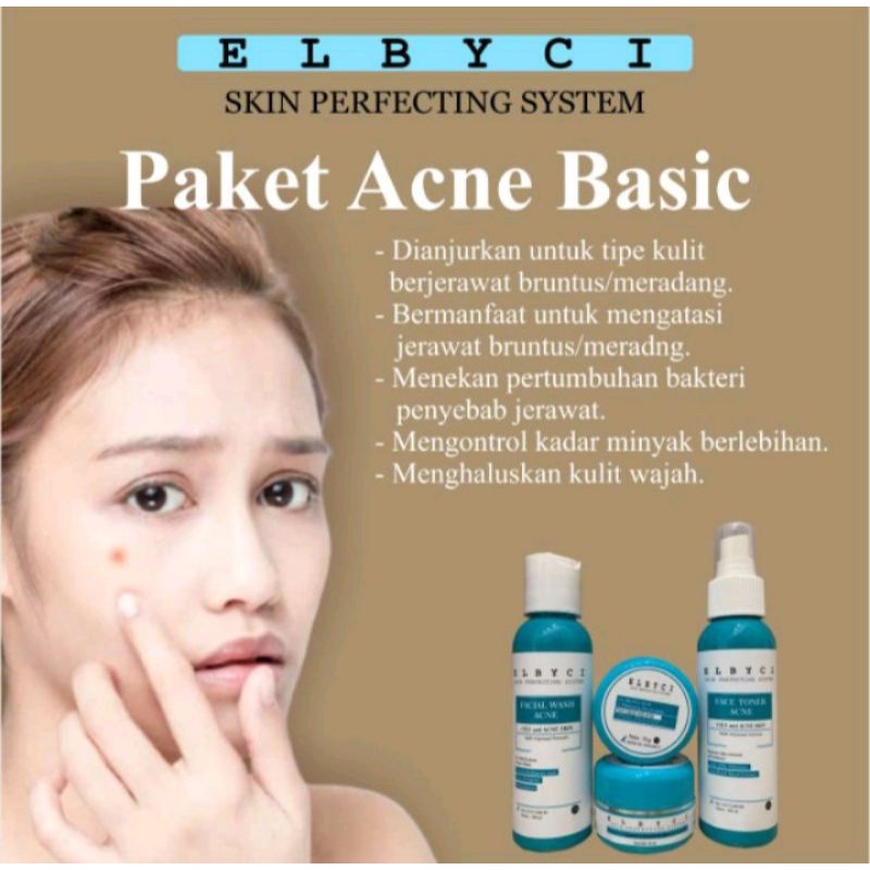 PAKET SKINCARE ACNE ELBYCI