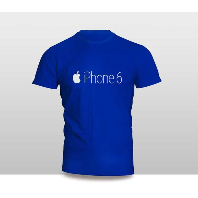 TERLARIS KAOS BAJU DISTRO HANDPHONE - KAOS HANDPHONE IPHONE 6 LOGO FONT