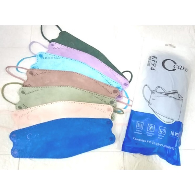 MASKER KF94 CCARE ISI 10PCS IZIN KEMENKES