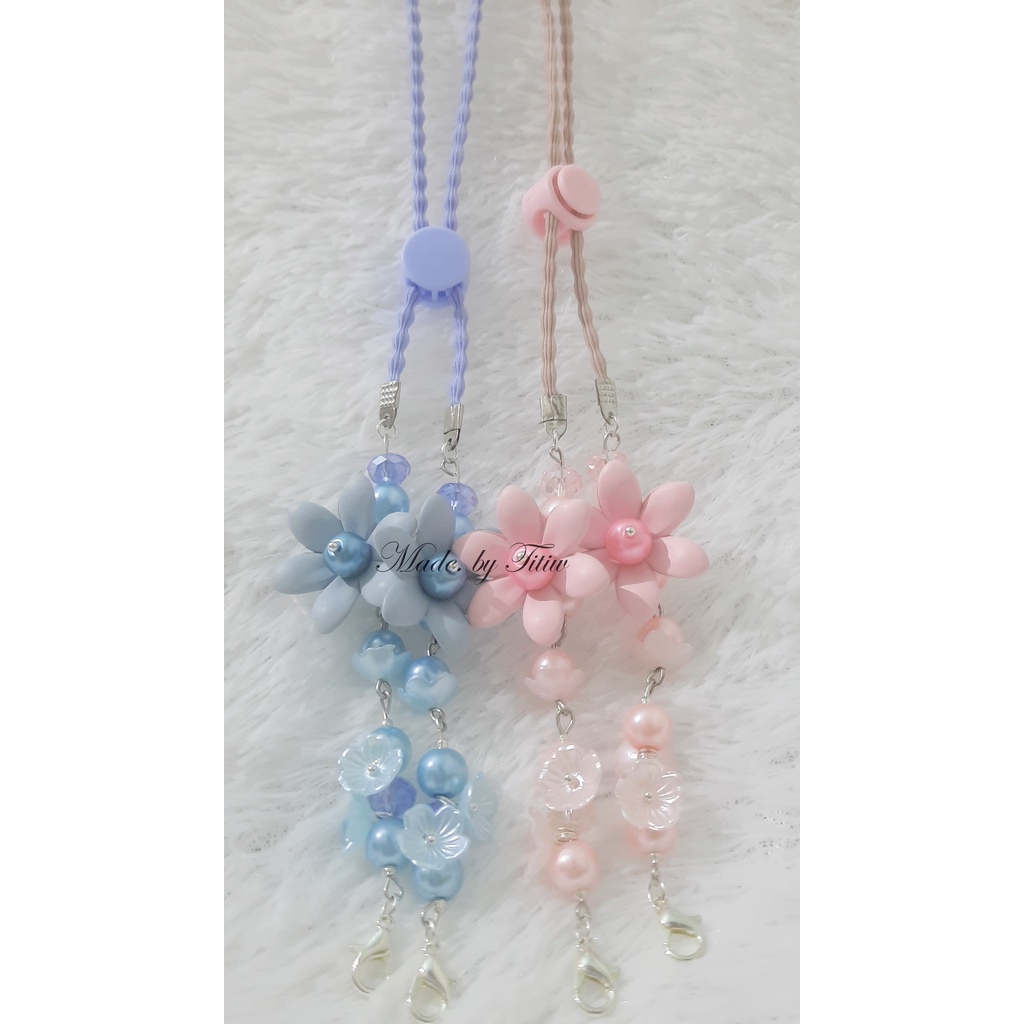 Strap masker 2 in 1, strap masker cantik, Strap masker kekinian, Strap masker lucu, Strap masker sim