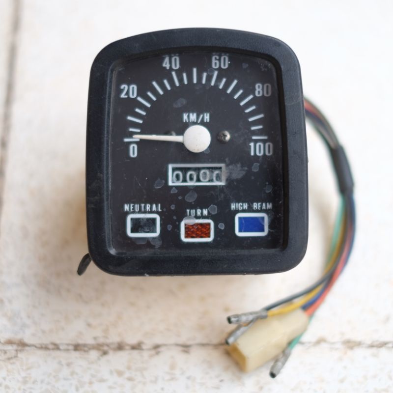 speedometer speedo meter kilometer km suzuki fr80 fr 80 fr80n nos