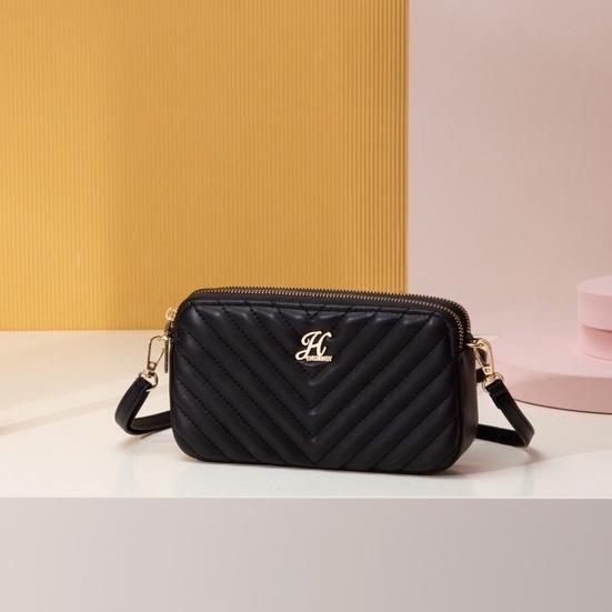 JOICE Tas Selempang Hand Tote Bag Clutch Wanita Kecil Mini Imut Keren Kulit Original Jims Honey