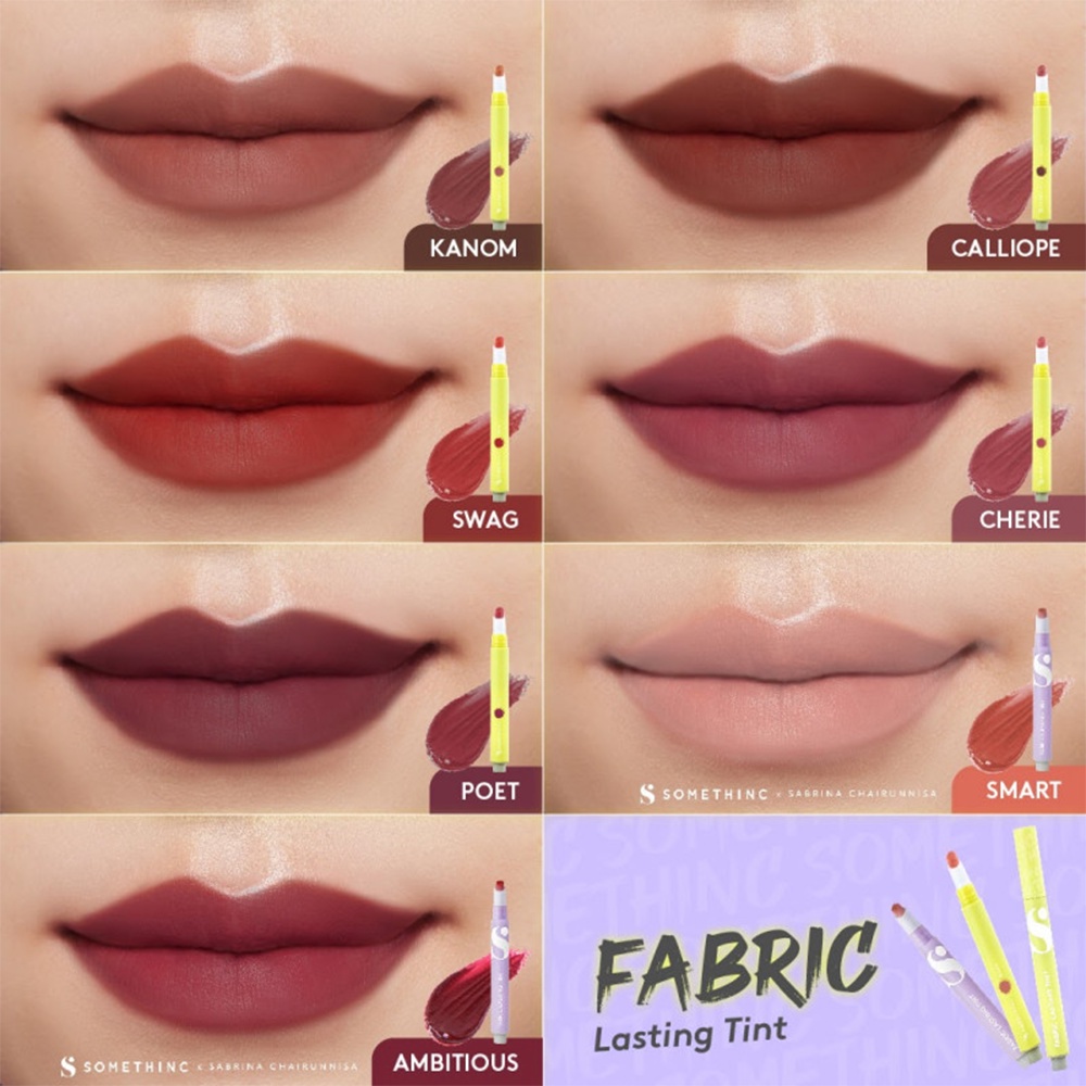 ❤ BELIA ❤ SOMETHINC Fabric Lasting Tint | Lip Tint | Lipgloss | Lipstick BPOM