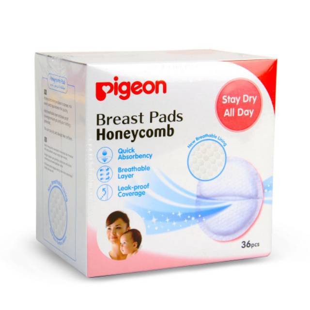 Pigeon Breast Pads Honeycomb 12 pcs , 36 pcs , 66 pcs