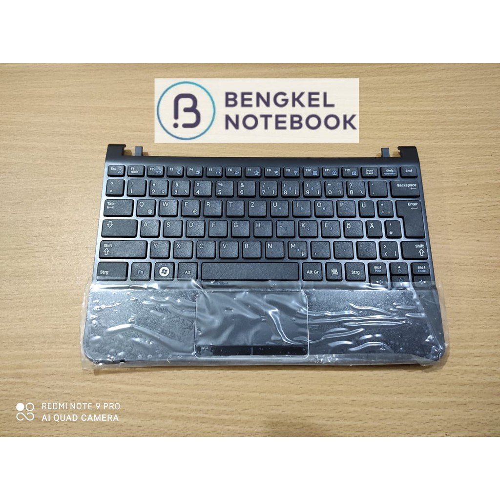 Keyboard Samsung NC108 NC110 Hitam/Black Palmrest Touchpad Enter L