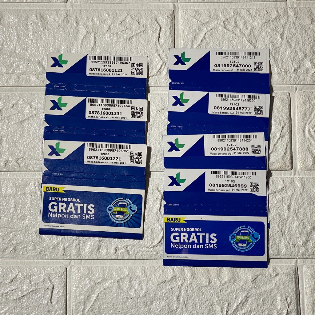 Jual SIMCARD XL 4G LTE / NOMOR CANTIK XL AXIATA Shopee Indonesia