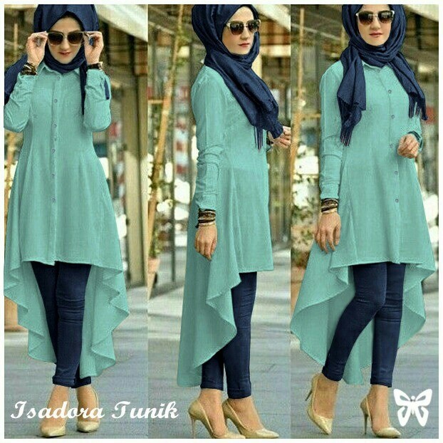 DeltaRN Isadora Tosca Fashion Muslim Terbaru Atasan Muslim Tunik Muslim