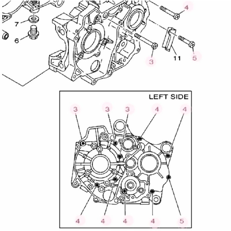 Paketan Set Mesin dan Crankcase F1zr Full Stainless