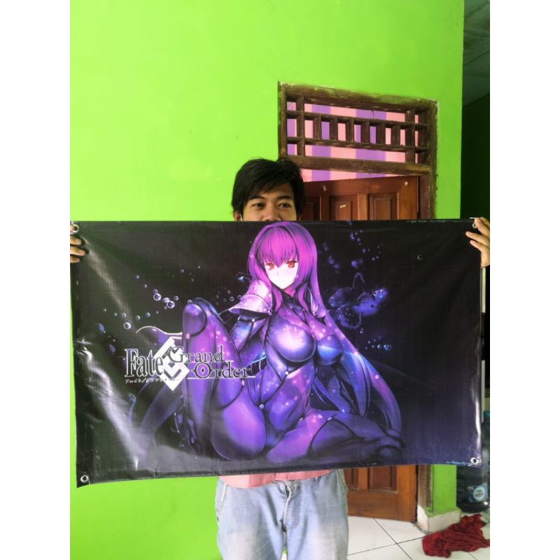 Poster anime fate grand order Scathach, panjang 1 meter