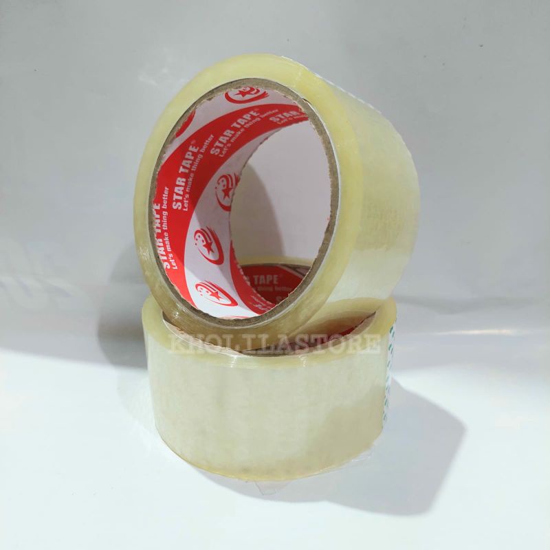 

Lakban Bening STAR Tape 50 Yard × 45MM