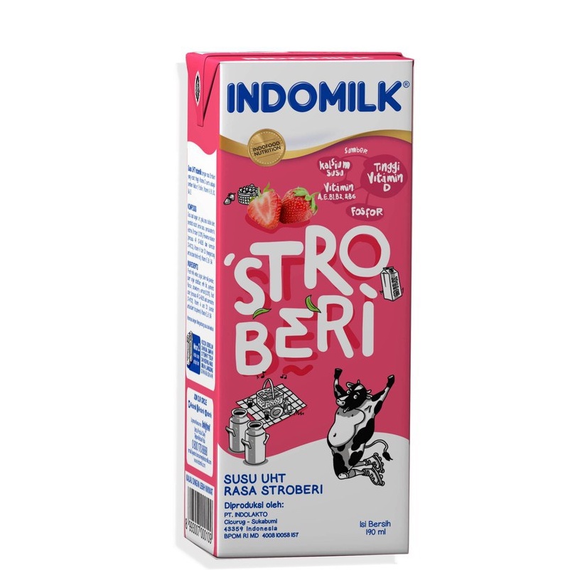 

INDOMILK UHT STRAW 190ML