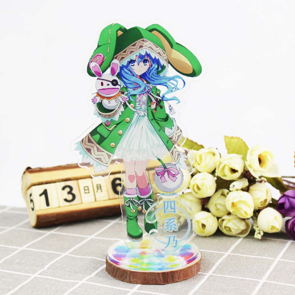 Needway  Fashion DATE A LIVE Fans Gift Figure Model Toys Acrylic Stand Figure Decoration Toys Hermit Cartoon Anime Action Figure Nightmare Tokisaki Kurumi Figure Model Plate