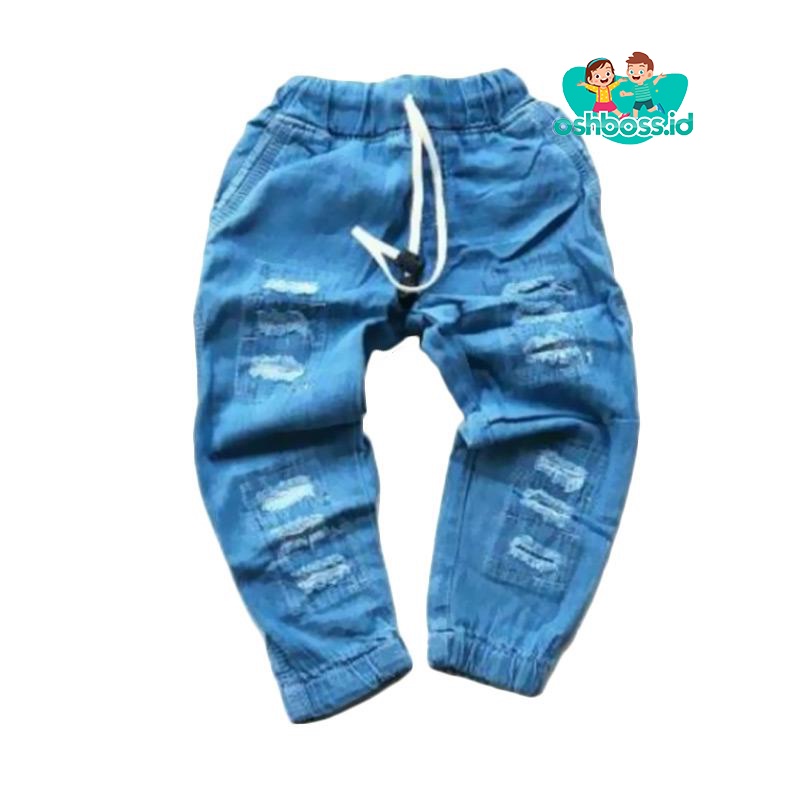 Celana Anak Jogger Riped Oldnavy-LIGHT BLUE