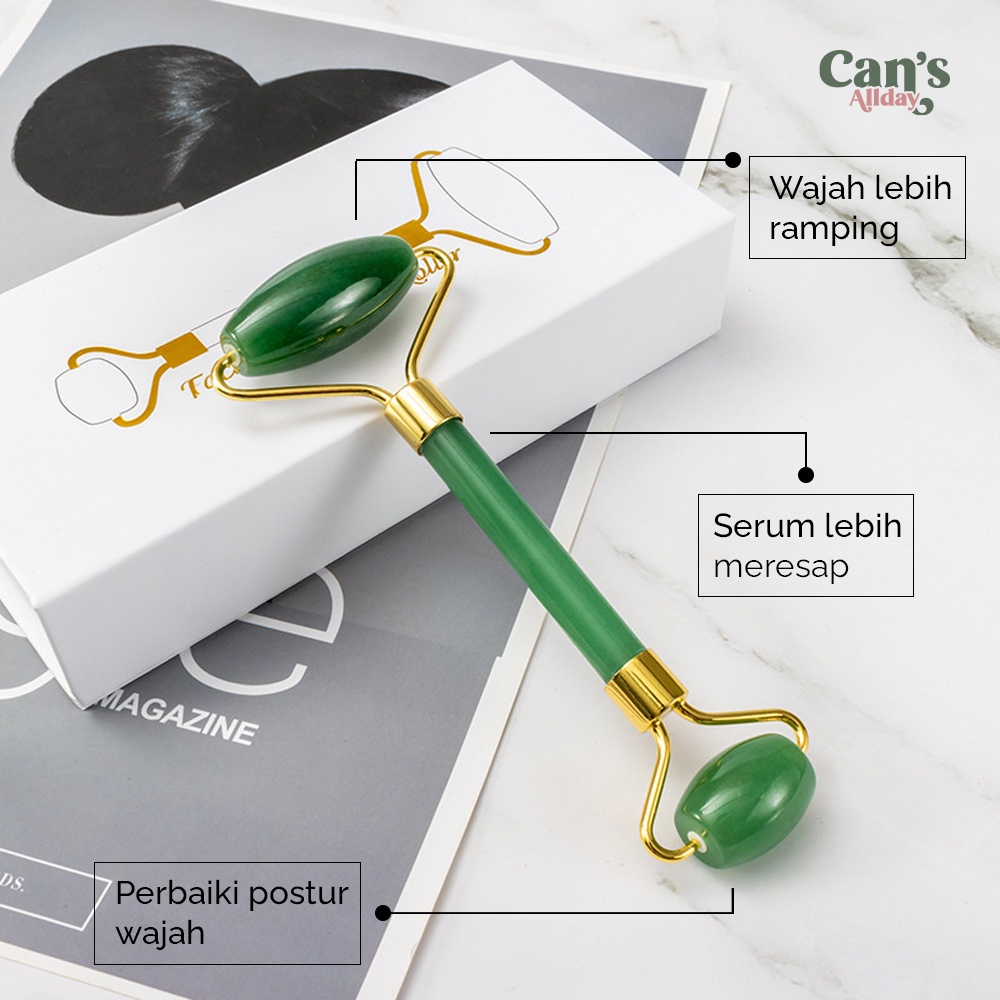 Jade Roller Face Alat Roller Wajah Facial Face Massage