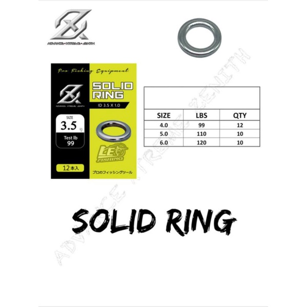 SOLID RING AXZ SOLID RING PANCING TERLARIS SOLID RING ASSIST HOOK