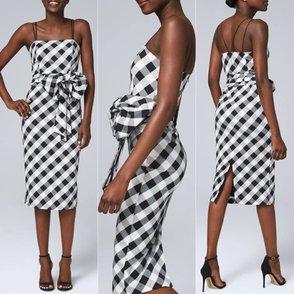 WHBM gingham party dress ori