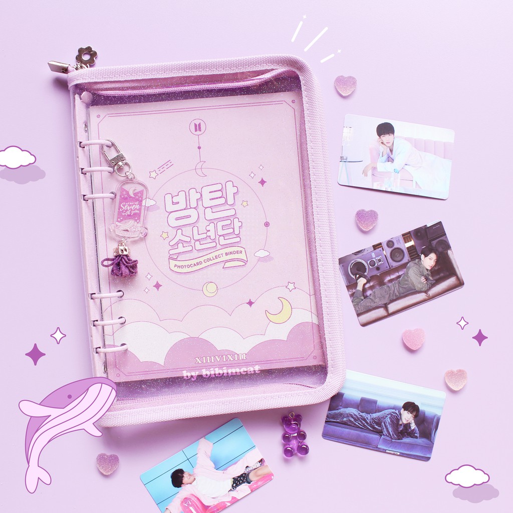 Jual KPOP Bangtan Verse Zipper Photocard Binder 6 Ring A5 / Binder