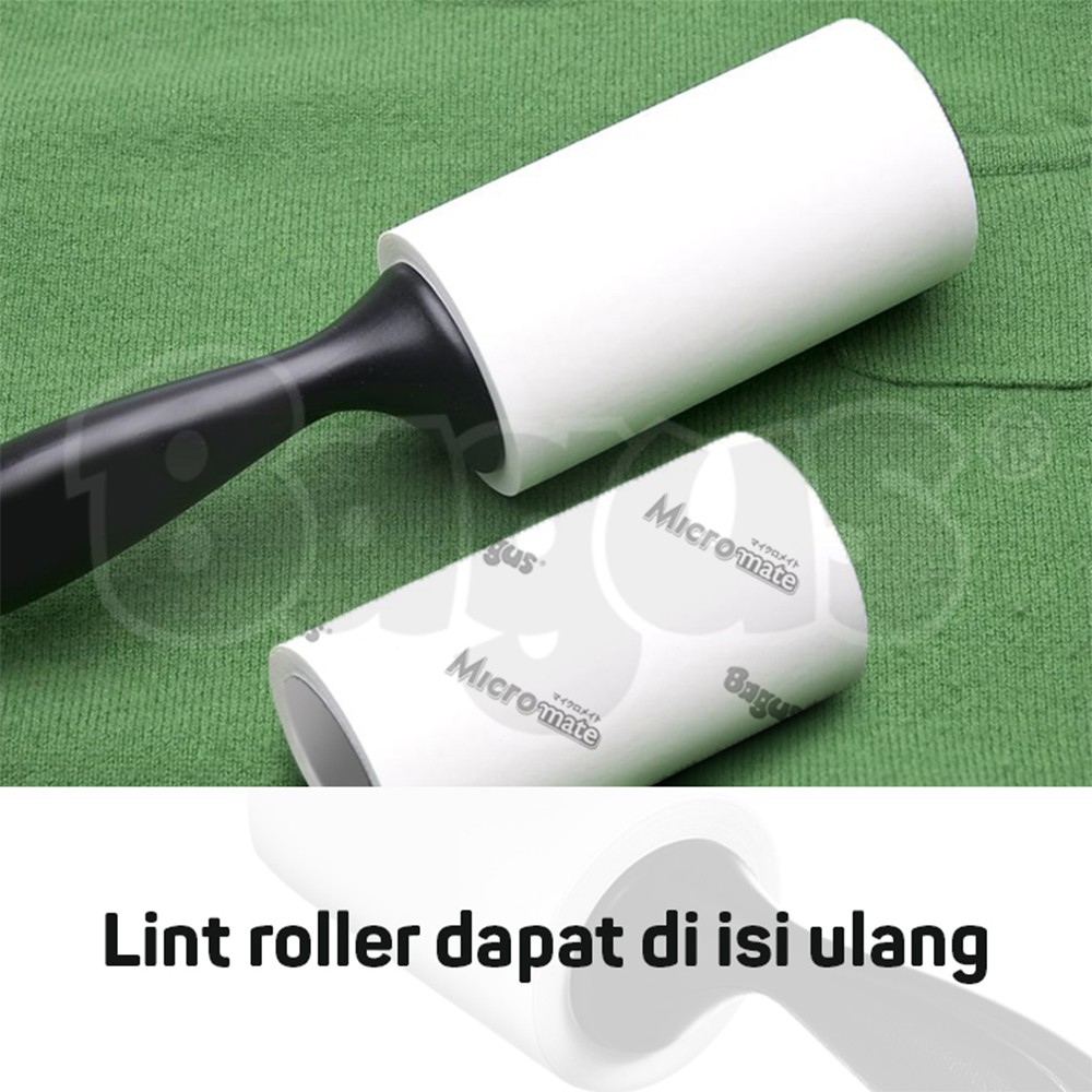 Bagus Micromate Lint Roller Cap Rol pengangkat pembersih debu 310