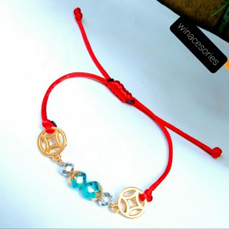 Gelang Tangan bola perak silver