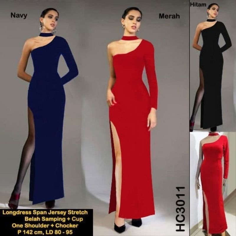 HC3011 longdress span jersey strecht