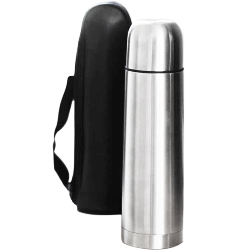 FM - Botol Minum Thermos Vacuum flask 1000ml Stainless Steel plus Bonus Tas