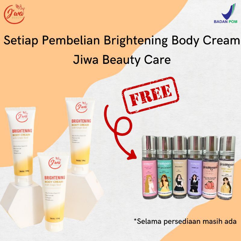 Jiwa Beauty Brightening Body Cream COD