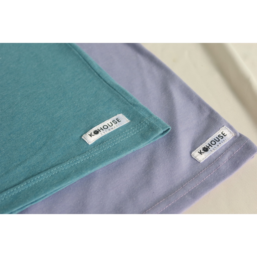 Kaos Polos Pria Wanita 30s Warna Hijau Botol