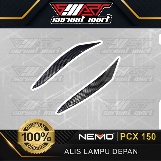 ALIS LAMPU DEPAN PCX 150 NEMO CARBON