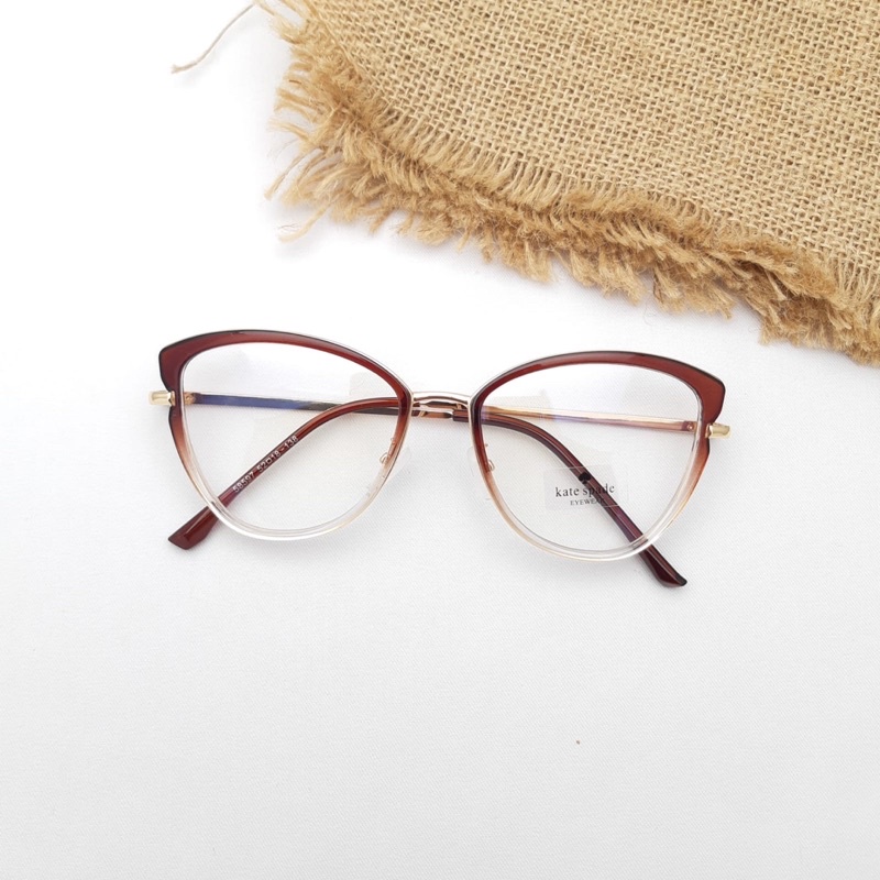 Kacamata Frame Kaca Mata Wanita Cat Eye 88597