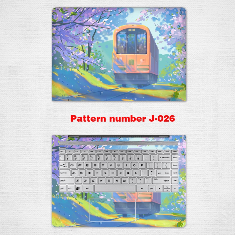 2 Pcs Stiker Pelindung Laptop Notebook Motif Pemandangan Ukuran 12 13 14 15.6 Inch Untuk ASUS X454 X540 X550 X554 GM501 GL502