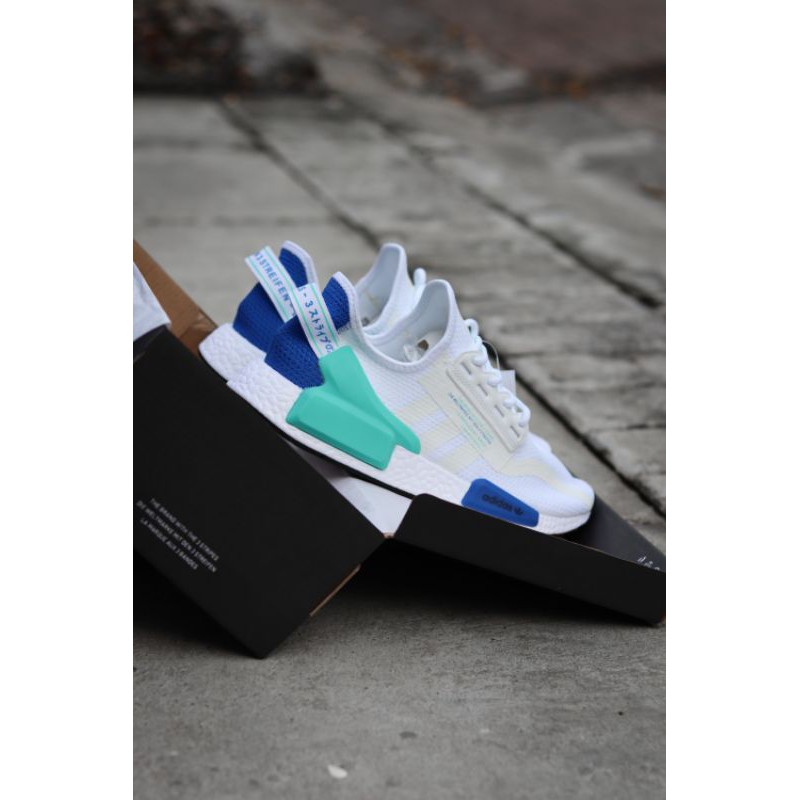 ADIDAS NMD R1 V2 WHITEBLUE