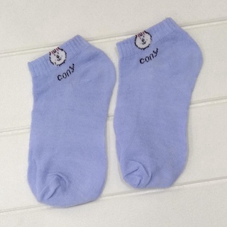 ⭐ JKTMART ⭐ Kaos Kaki Fashion Unisex Motif Beruang Wanita Pria Murah Import R109 KK010-KELINCI BIRU