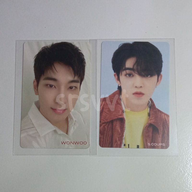 PHOTOCARD PC HMV 24H & HITORIJANAI SCOUPS SEUNGCHEOL WONWOO SEVENTEEN
