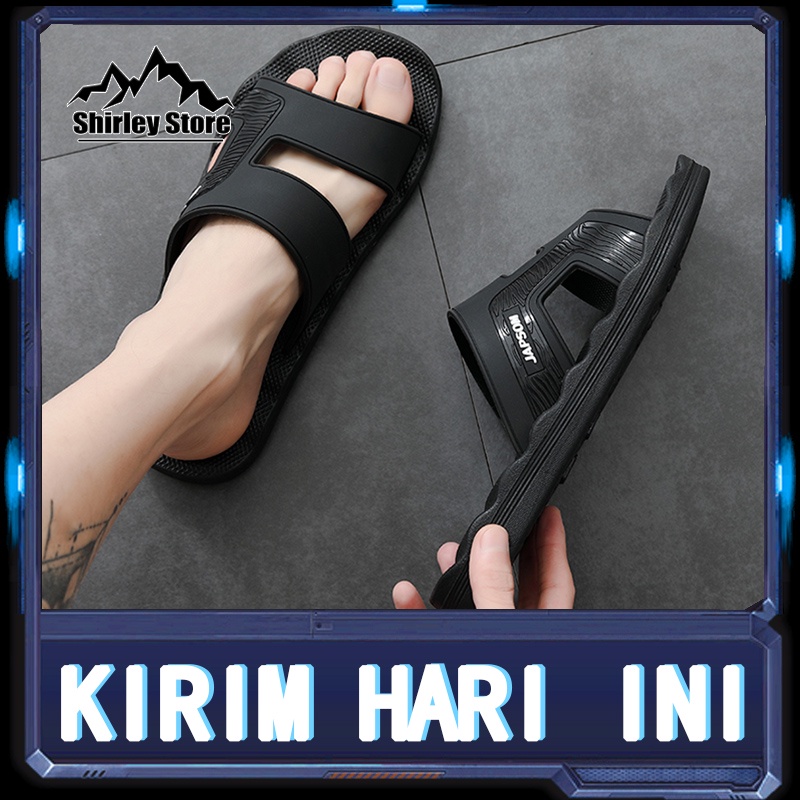 ⭐⭐⭐⭐⭐ [ Ready Stock Promo + COD ] Sandal Cowok Sednal Pria Sandal Slop Sandal Pria Sandal Rumah laki laki Sendal Slop Pria Sandal Slide Pria Sandal Slop Pria EVA Sendal slop 40 s/d 45 Karet impor berkualitas tinggi Tahan air dan non-slip