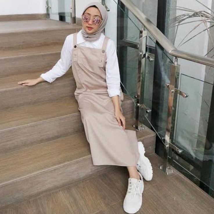 Koleksi Terbaru.. Overall saku depan wanita kekinian / Baju Kodok Perempuan Murah