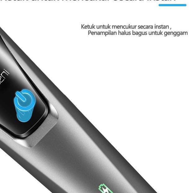♝ Abeni Alat Cukur Elektrik /Shaver/cukur jenggot Listrik Portable 3IN1 Upgrade kelabu ➾