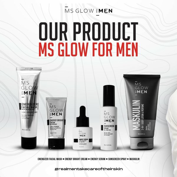 MS GLOW FOR MEN Paket Complete 4in1