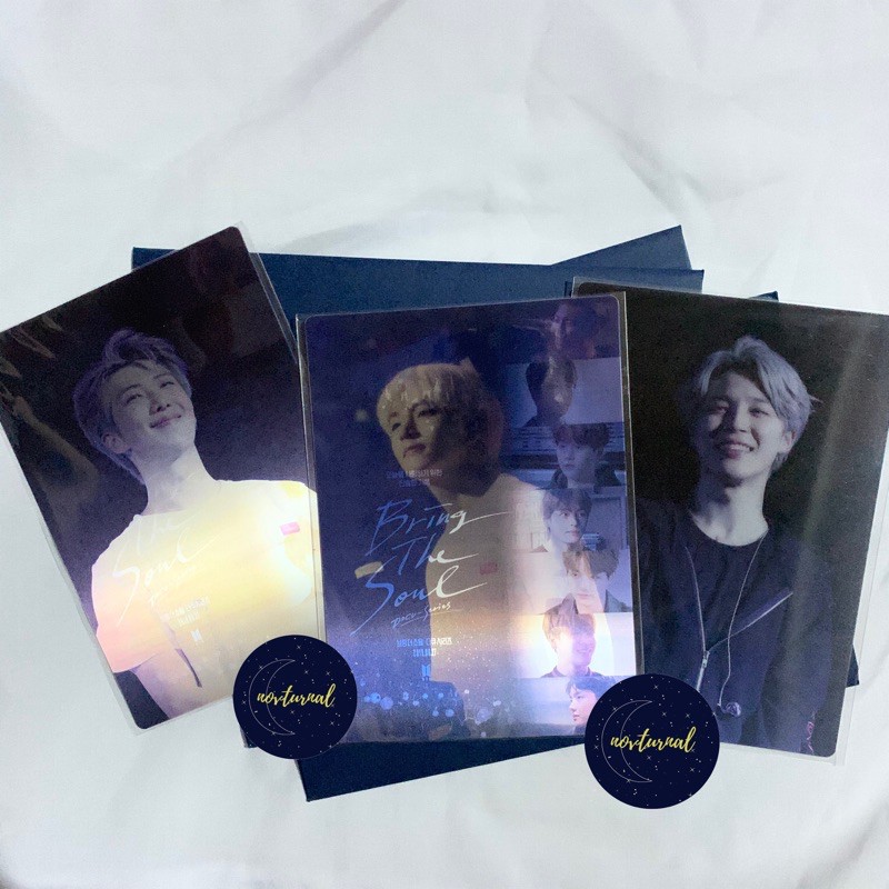 BTS - Bring The Soul Docu Series Lenticular Postcard Taehyung Jimin RM Jungkook Lenti SET RARE