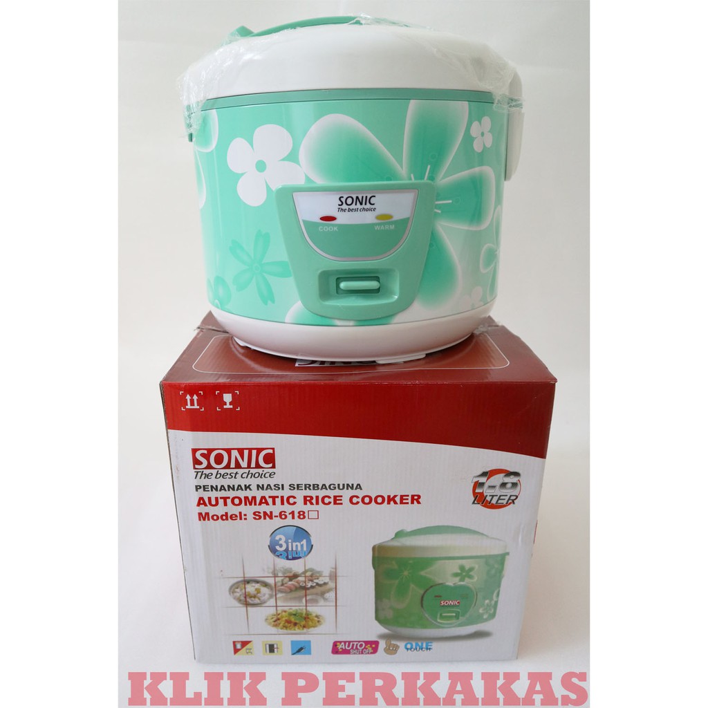 Magic com rice cooker 1,8 liter Sonic penanak nasi SN-618