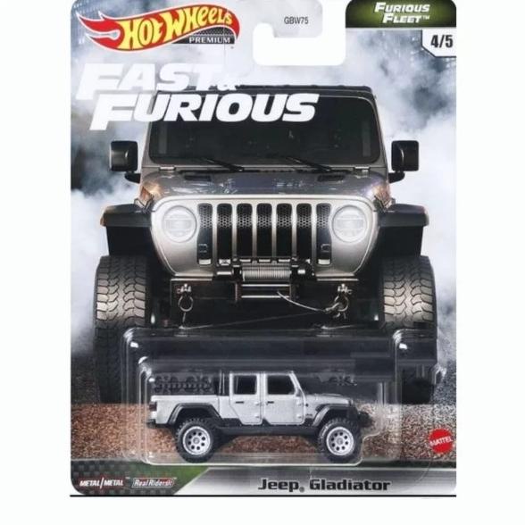 JEEP GLADIATOR FURIOUS FLEET FAST FURIOS F9 SAGA HOTWHEELS HOT WHEELS