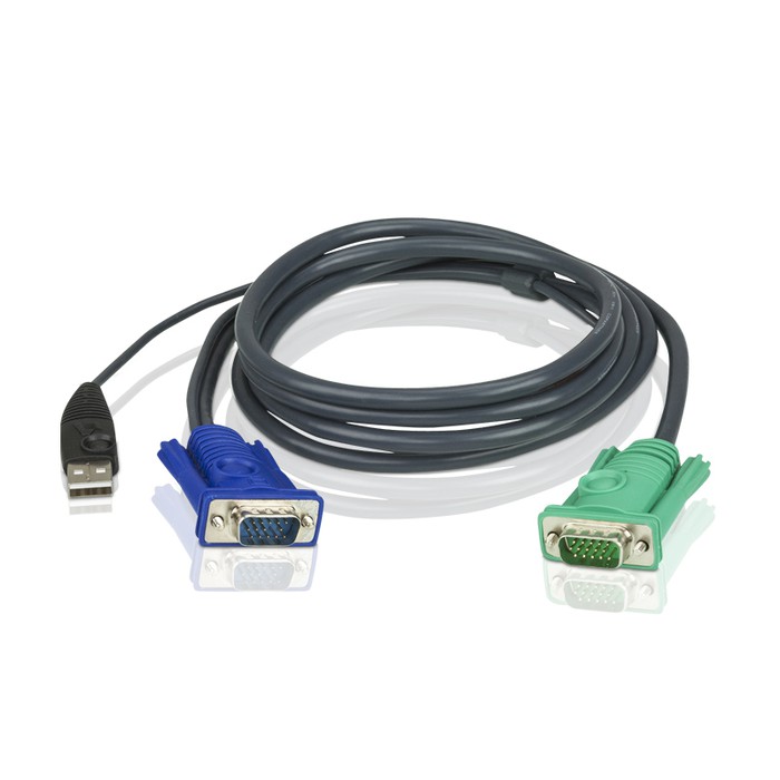 Aten 1.8M USB KVM Cable with 3 in 1 SPHD 2L-5202U