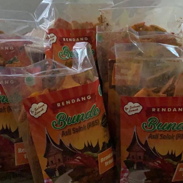 

Rendang Bundo Asli Solok (Rendang telur) 250gr