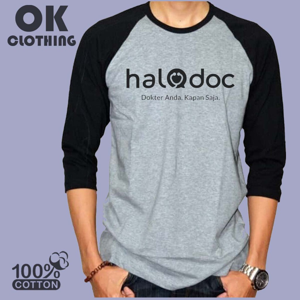 Kaos Halodoc Raglan