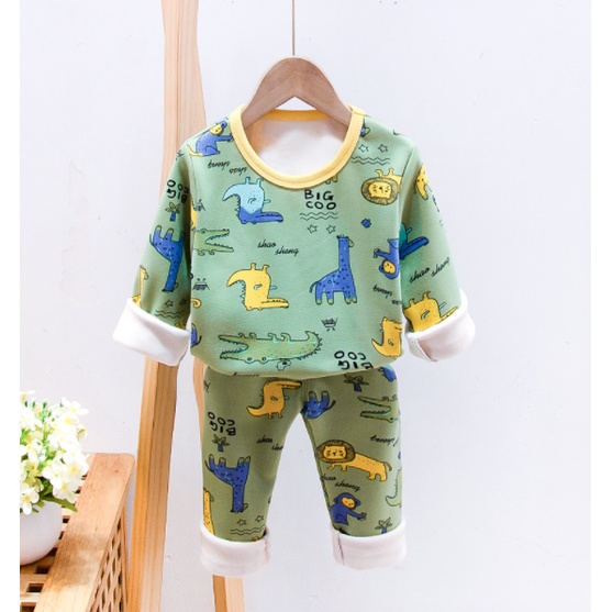 Setelan Tidur Anak 100% Katun Premium Umur 1-10 Tahun / Baju dan Celana Panjang Anak / Piyama Anak 02