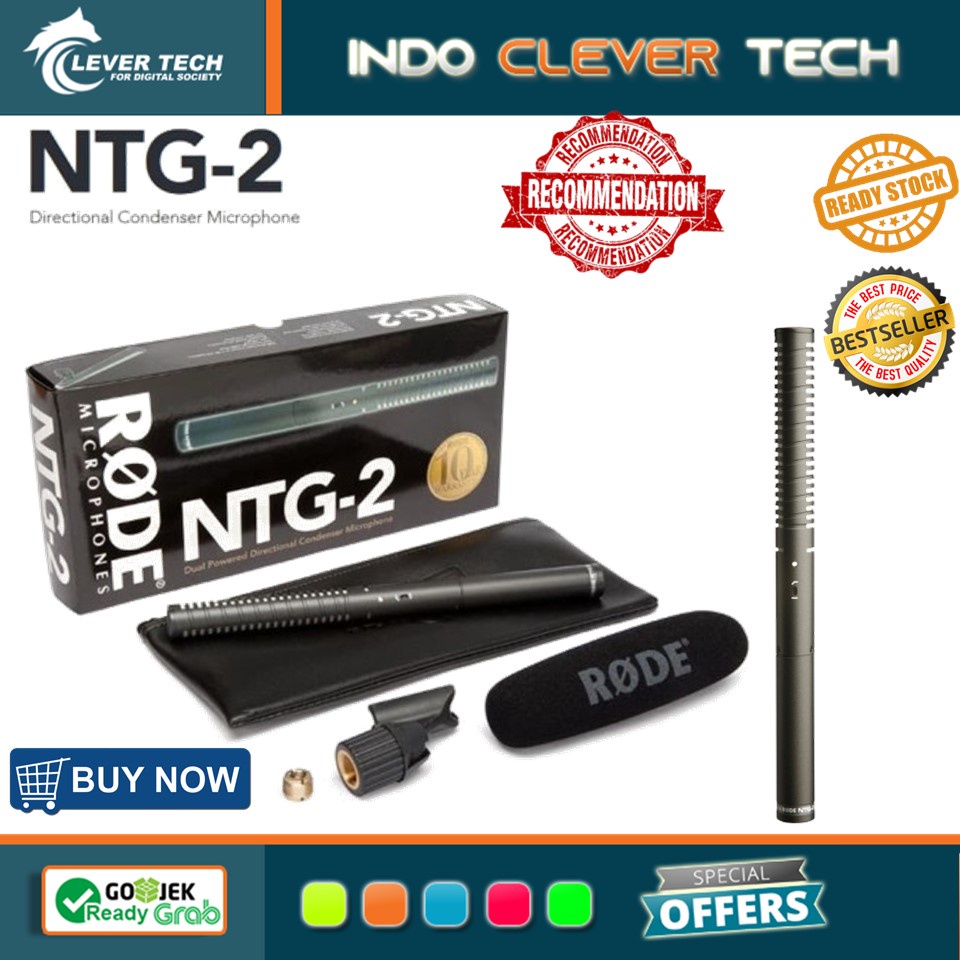 Rode NTG2 / Rode NTG-2 / Rode NTG 2 Multi-Powered Shotgun Microphone