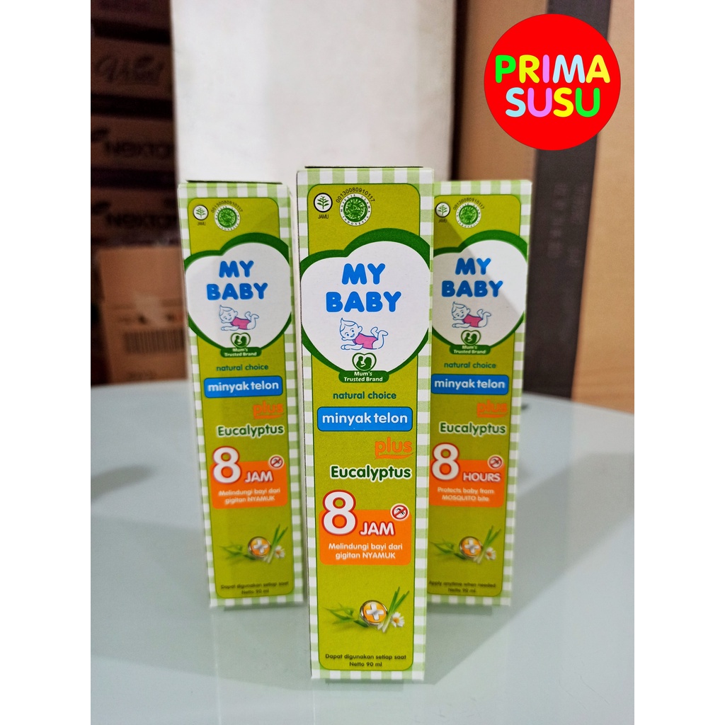 My Baby Minyak Telon Plus Eucalyptus Perlindungan 8 Jam 90 ML