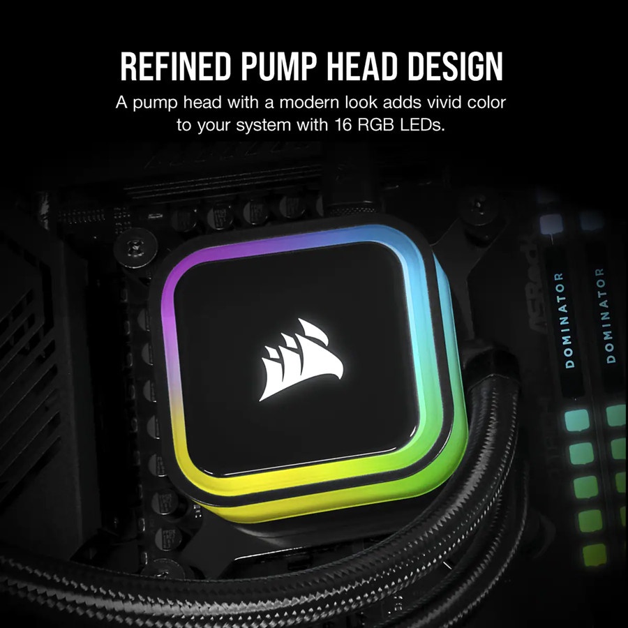 Corsair iCUE H100i RGB Elite Liquid CPU Cooler